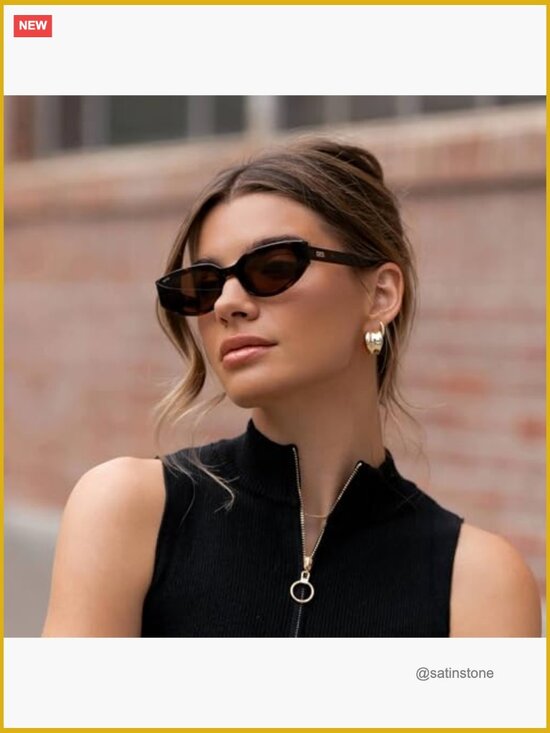 Women\'s Cat-Eye Sunglasses, Acetate Frame, Anti-Reflective Lenses main image 4